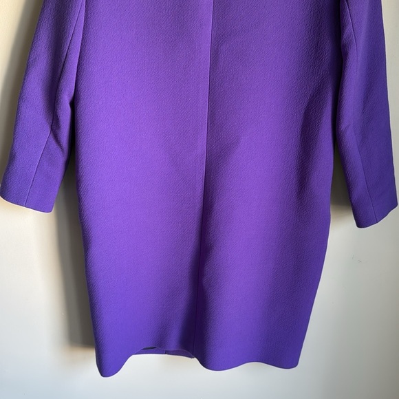 J Crew Collarless  wool Blend  Italian Double Cloth Coat 0 - Picture 9 of 14